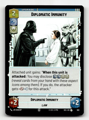 FOIL - Star Wars Diplomatic Immunity #562 (UC) - Secrets of Power