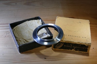 Ihagee Umkehrring 51 --  49mm Obj auf Zwischenringe