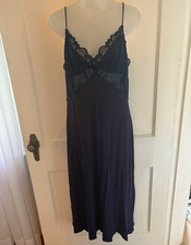 Vintage rare Neiman Marcus blue Lace nightgown. Women's L/G