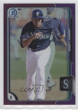 2015 Bowman Draft Chrome Purple Refractor 125/250 Jordy Lara #63 0f6