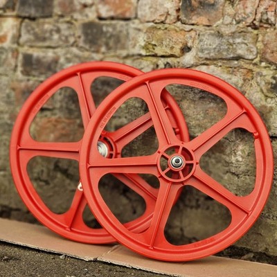 old School BMX 完組ホイール コースターブレーキ Skyway Tuff Mag Coaster Brake Old School BMX Wheels 20 Inch Pair