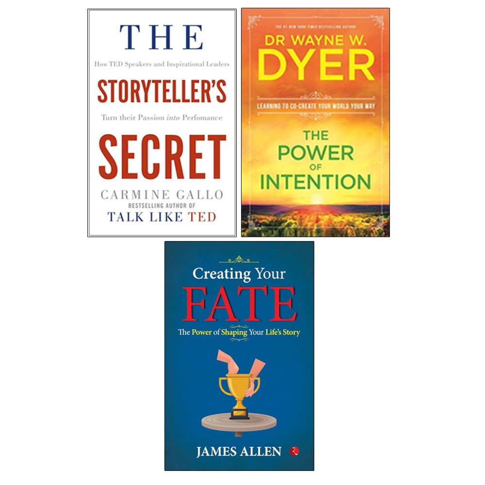 Creating Your ,Storyteller's Secret, Power of Intention 3 Books Collection set