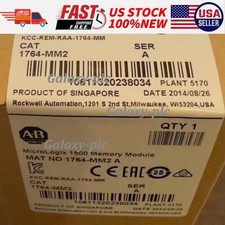 Allen-Bradley 1764-MM2 MicroLogix 1500 16 KB Memory 1764MM2 NEW US Free Tax