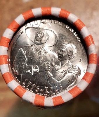 2026 P Mayflower Quarter Roll Unc OBW From Seal Box. Free Ship