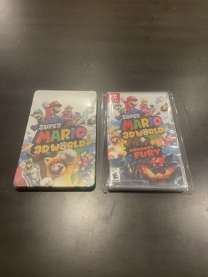 Super Mario 3D World Bowsers Fury Nintendo Switch Sealed! With Steelbook