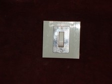 Interrupteur simple allumage complet ivoire et Inox Railux Chambord Legrand neuf