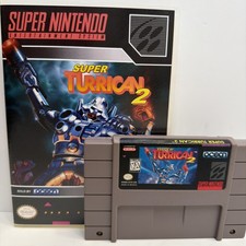 Juego Super Turrican 2 Super Nintendo SNES Auténtico + Estuche Coleccionista