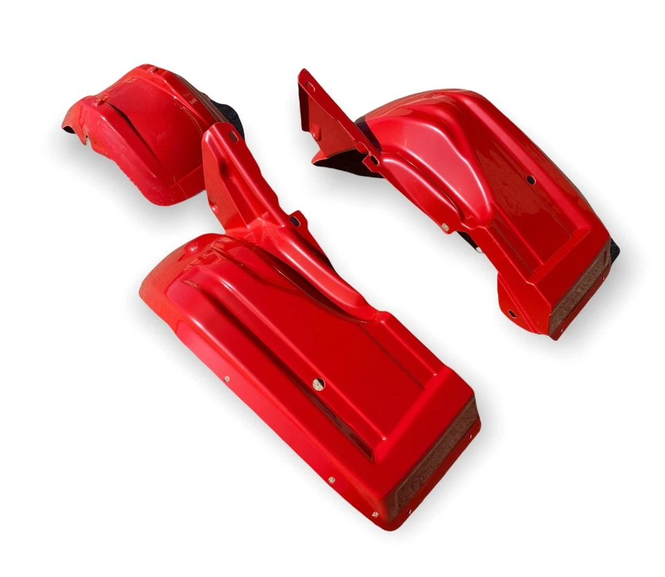 Honda ATC200es 82-84 Heavy Duty Plastic Front and Rear Fenders - RED - Image 4 of 4