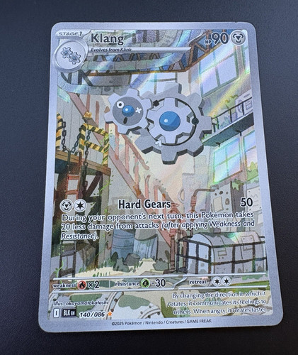 Pokemon TCG Klang SV: Black Bolt 140/086 Illustration Rare Holo ENG 90 HP