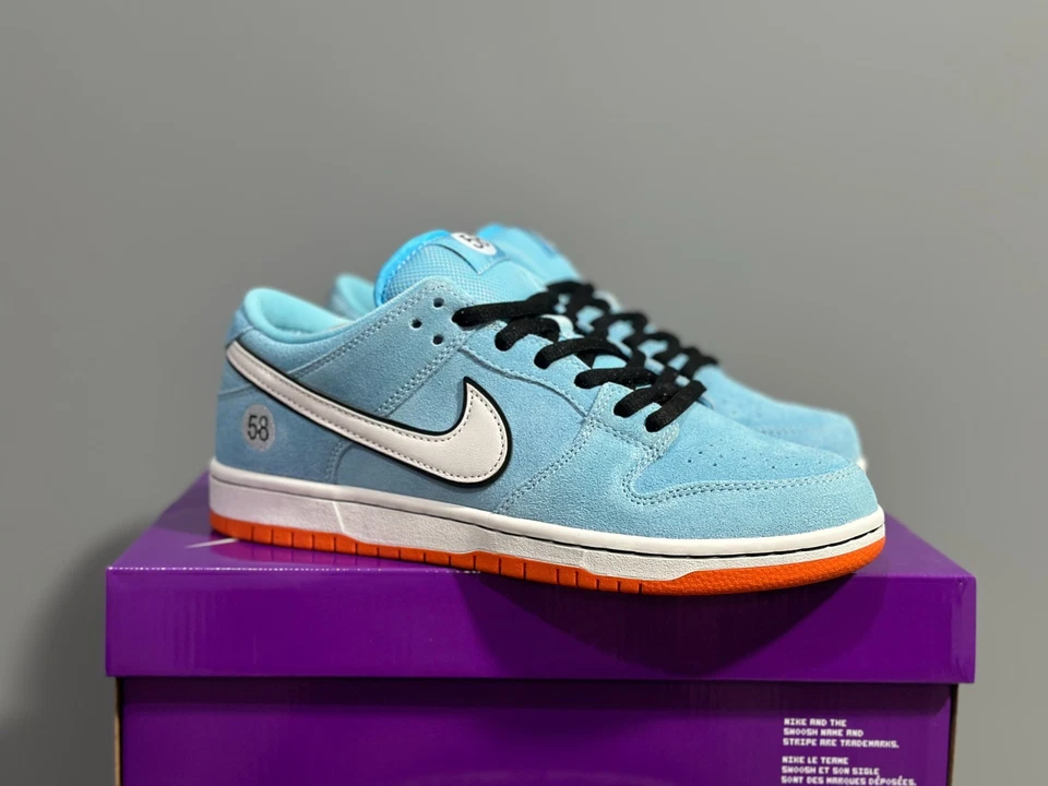 Zapatos para hombre Nike SB Dunk Low Club 58 Gulf BQ6817-401 talla EE. UU. 7-12 Foto 4 de 4