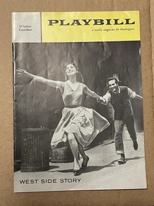 “West Side Story” Playbill June 30, 1958 Winter Garden Theatre 32 Pages