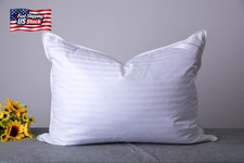 Standard Goose down Feather Hotel Collection Bed Pillows for Sleeping One Pillow