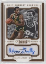 2017-18 Dominion Main Exhibit Legends Bronze 21/25 Adrian Dantley Auto HOF 1l2