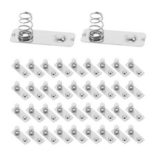 50pcs AA Battery Spring Contact Plate - Stainless Steel Conversion Spring -