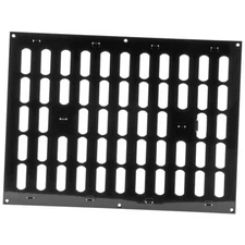  16" x 12" Inch (Outer Dimensions) Black Adjustable Air Vent Cover - 