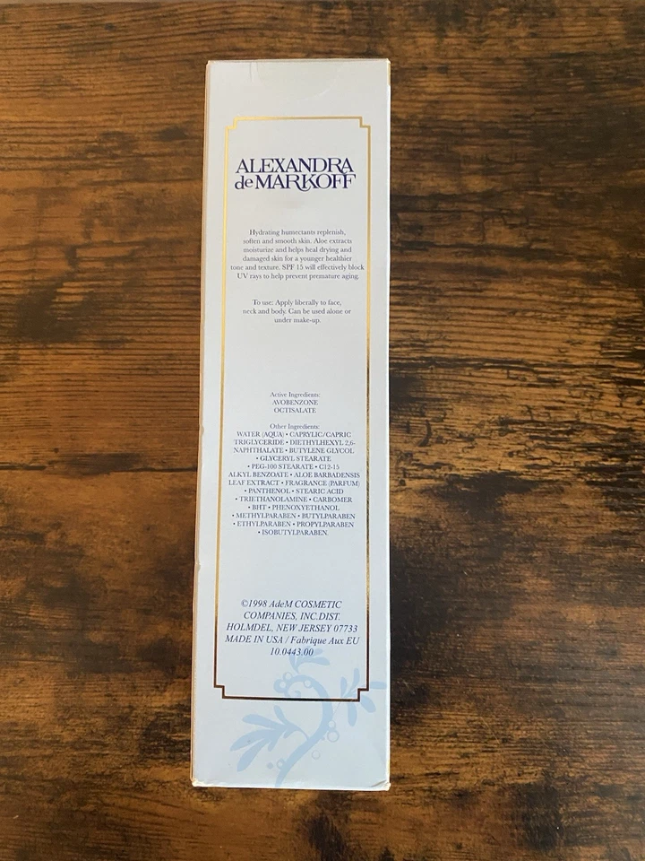 Alexandra de Markoff 1998 loción de cuerpo infinito aloe y FPS 30 nuevo 8 fl. oz Foto 4 de 4