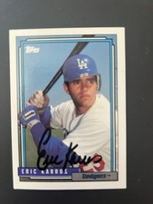 1992 Topps - Signed Eric Karros #194 Rookie Card - ROY 1992 Longtime Dodger Fav!. rookie card picture