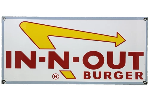 VINTAGE BURGER KING PORCELAIN SIGN FAST FOOD GAS STATION PEPSI DEW MCDONALDS