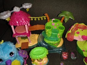 95 Hatchimals CollEGGtibles Lot Figures Hatchery Nursery Tree Playset Case