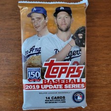2019 Topps Update Series Baseball Retail Pack From Blaster Box- (1) 14 Card Pack