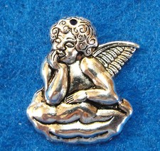 10Pcs. Tibetan Silver Cute Child ANGEL Charms Pendants Earring Drops AF36