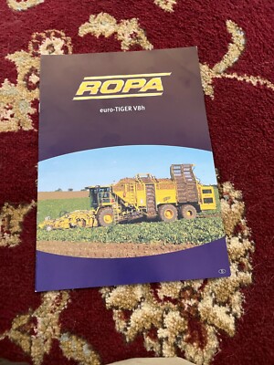 Ropa Euro Tiger V8h Sugar Beet Harvester Brochure FCCA