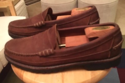allen edmonds suede loafers