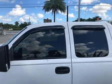 AVS Out Side Mount Smoke Rain Guards for 99-06 Chevy Silverado Ext Cab NBS