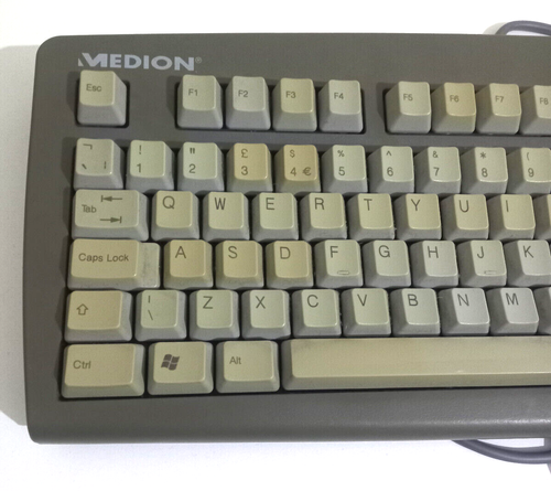 Medion KB-9908 - PC Keyboard - QWERTY, PS/2, Vintage - Picture 2 of 4