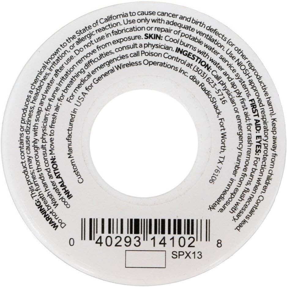 60Sn40Pb Clear Flux Solder .063