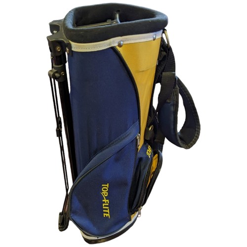 Kids Golf Bag Backpack Straps Top Flight XLj Junior Youth Blue Easy Carry - Picture 12 of 16