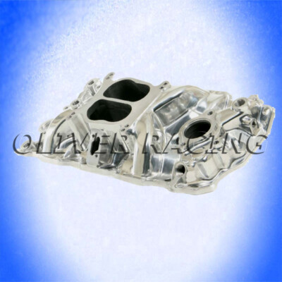 ANSAUGSPINNE CHEVY Chevrolet SB small block POLIERT 302 350 383 5,0L 5,7L 6,6L