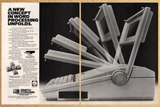 Smith Corona Typewriter Word Processor 2 Page Vtg Print Poster Ephemera Art 1987