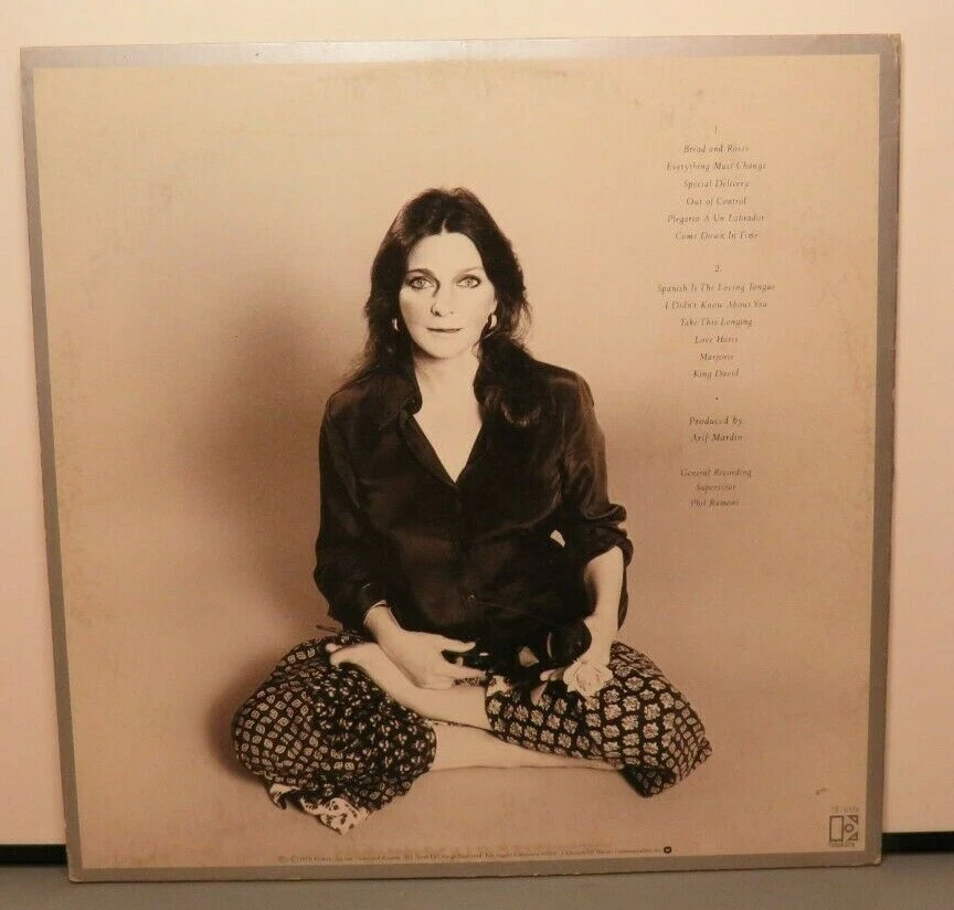 JUDY COLLINS BREAD & ROSES (VG+) 7E-1076 LP VINYL RECORD Foto 2 de 4