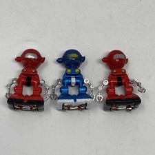 BANDAI DIE CAST QUANTO MINI ROBOT TOY MESSAGE FROM SPACE SAN KU KAI Red Blue