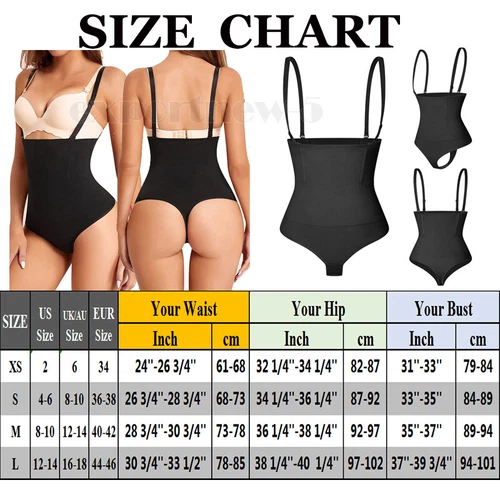 Women Shapewear Bodysuit Waist Trainer Tummy Control Underbust Full Body Shaper - Picture 36 of 47