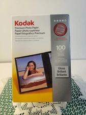 Kodak Premium Photo Paper 100 Sheets 4x6 Gloss Sealed In Factory Packaging NEW