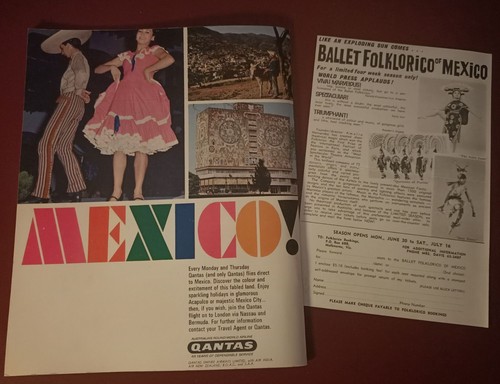 Ballet Folklorico Of Mexico: 1975 Australian Tour Program & Flyer - Bild 7 von 7