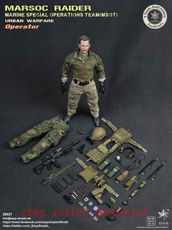 Easy&Simple Es26027 1/6 Marsoc Raider Urban Warfare Operator