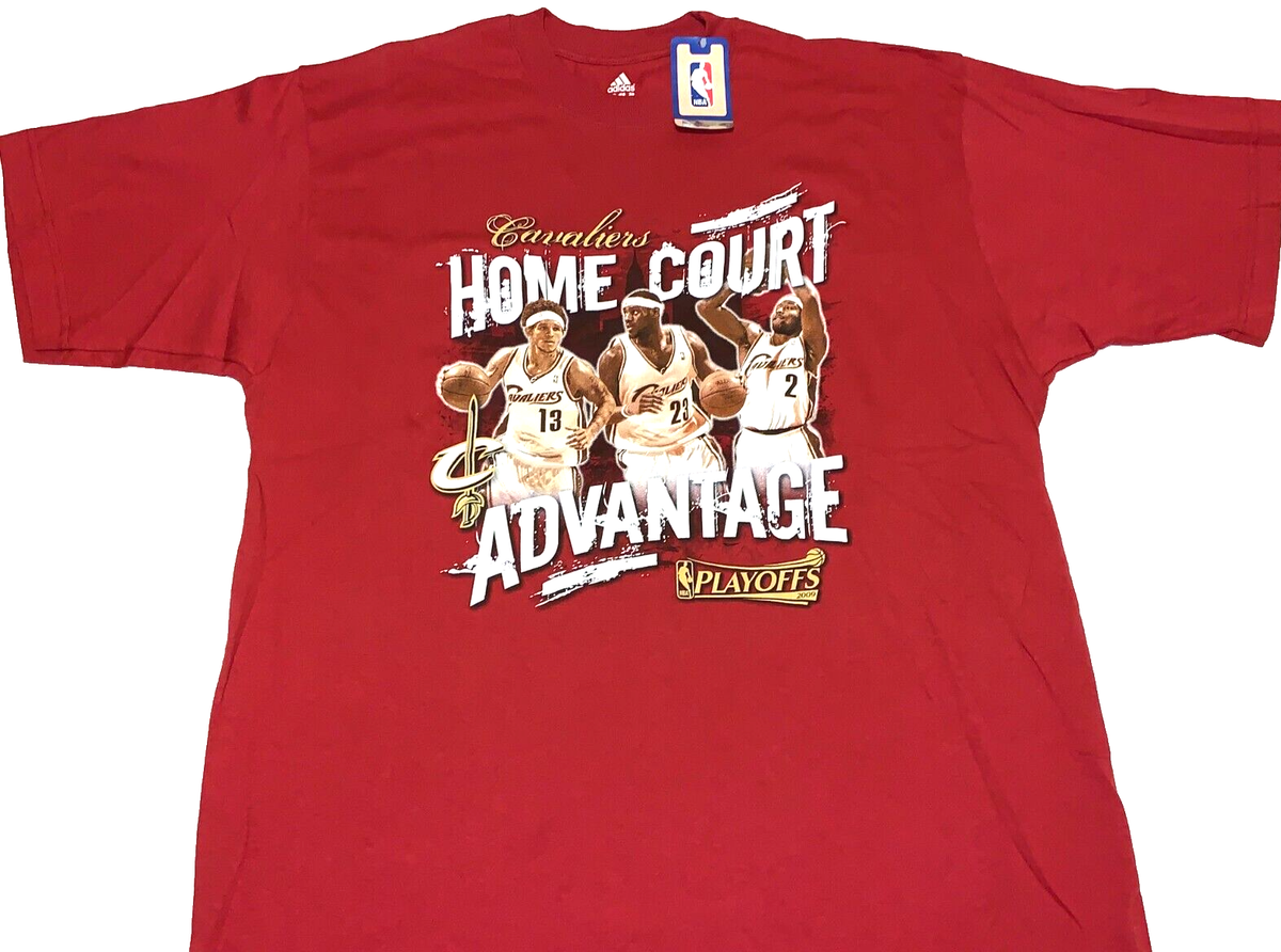 springroove 2009 Tシャツ Rare 2009 LeBron James Cleveland Cavaliers Home Court Playoff T