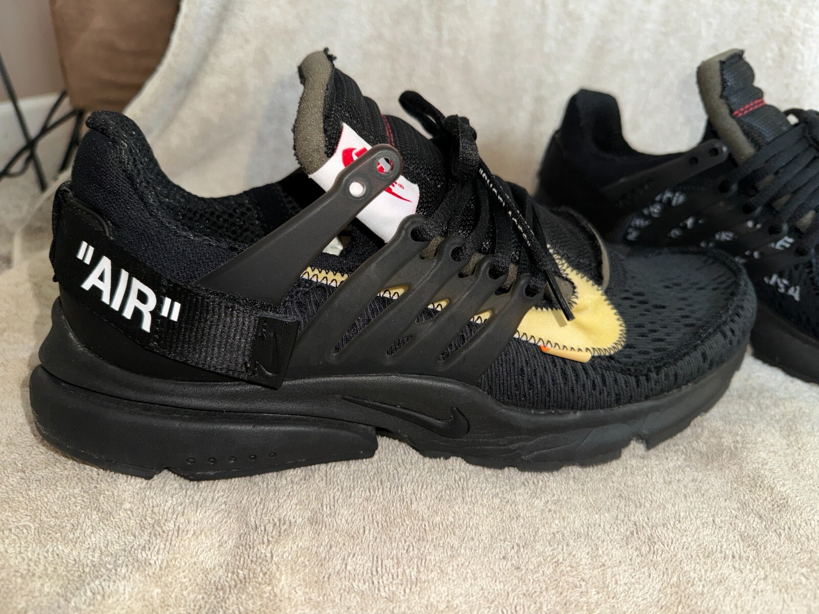 OFF WHITE X NIKE Nike Air Presto x bianco sporco nero basso (2018) taglia 11