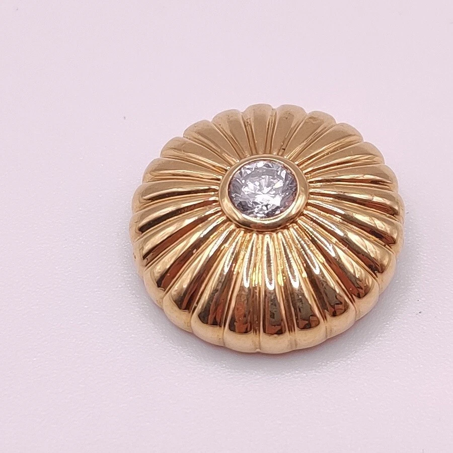 ⭐ Pierre Lang Brosche Anstecknadel Stecker Pin Anhänger Perle Stein Gold 026 ⭐