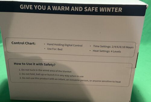 Next Home Pro Heated Blanket Size 90” X90” ( Queen) - Picture 2 of 10