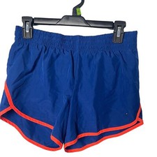 Danskin Now Blue athletic shorts for women with orange lining Size medium