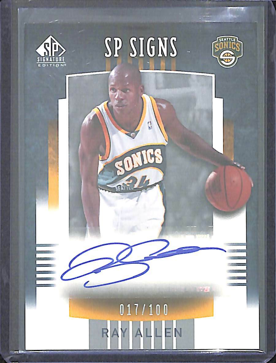 2004-05 UD SP Signature Edition SP Signs Autograph SPS-AL Ray
