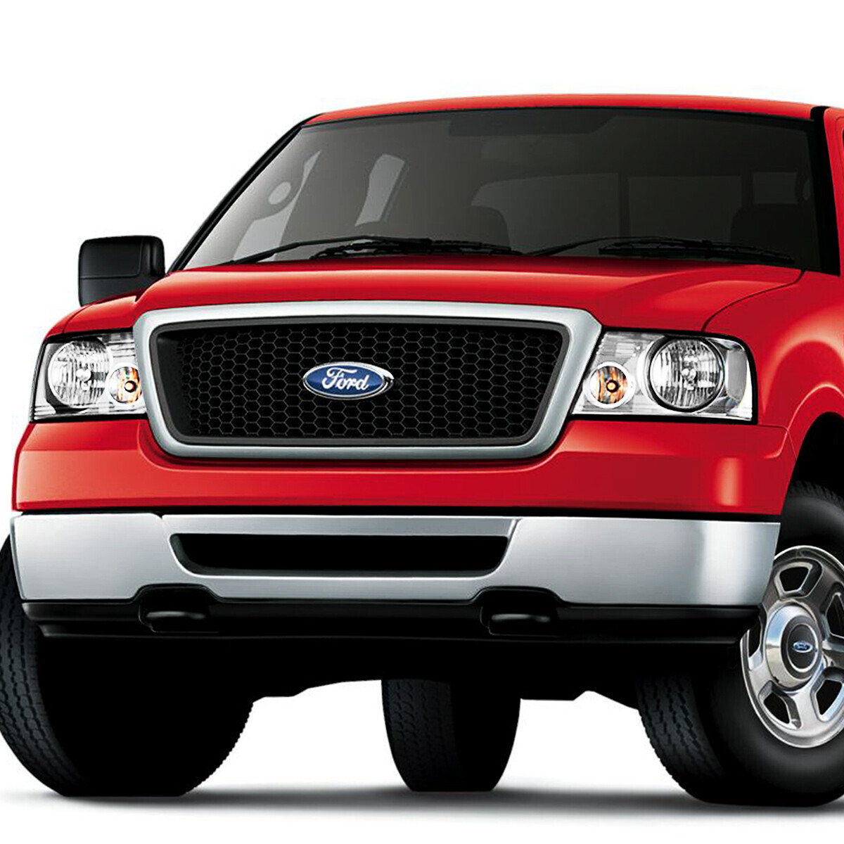 For 2004-2008 Ford F150 Lincoln Mark LT Pair Headlight Headlamps OE Style Chrome