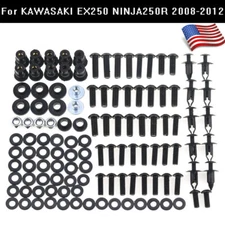 Motorcycle Fairing Bolts Screws Kit For Kawasaki Ninja 250R EX250R 2008-2009 MTC
