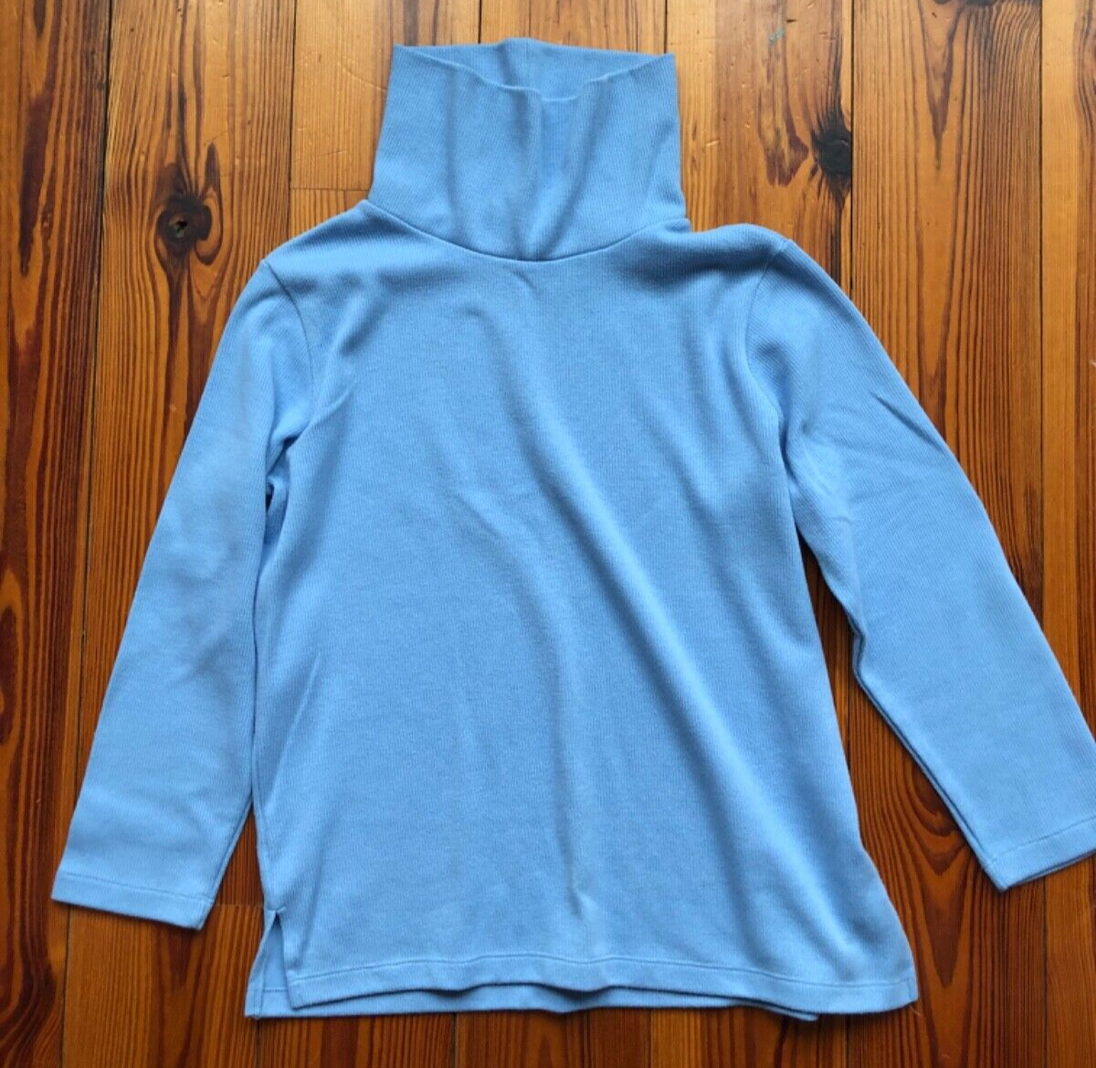 Josephine Chaus Light Blue Sweater. Turtle neck. Large. | eBay