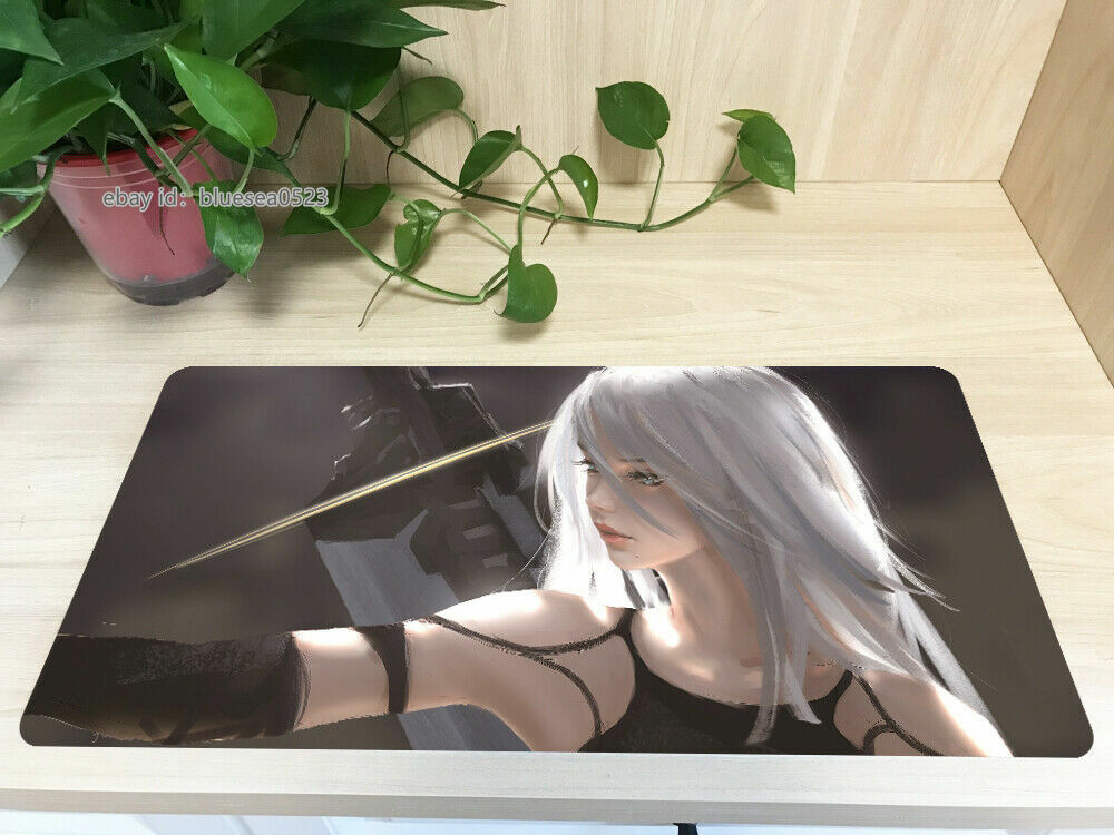 fonyell NieR Automata - Tappetino per mouse 3D Yorha 2B Oppai Buttock, tappetino per mouse da gioco anime, regalo per ragazze, con morbido supporto per il polso (versione 1