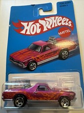 2015 Hot Wheels '68 El Camino Pink With Flames DNF21